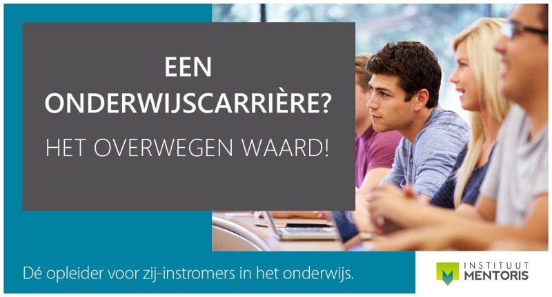 BA Een onderwijscarriere. Het overwegen waard.