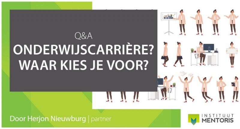 BA QA Een onderwijscarrière Waar kies je voor
