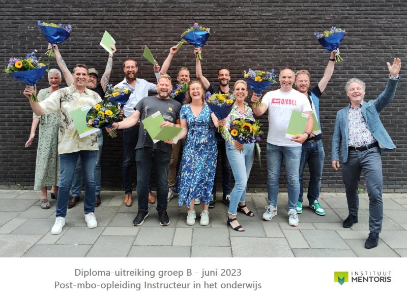 Foto diploma-uitreiking PDD202211-B juni 2023